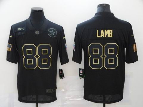 nike nfl cowboys #88 LAMB black solute to service jersey