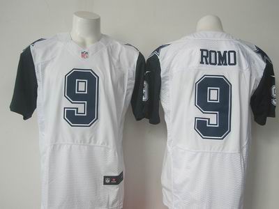 nike nfl cowboys #9 Romo white elite jersey