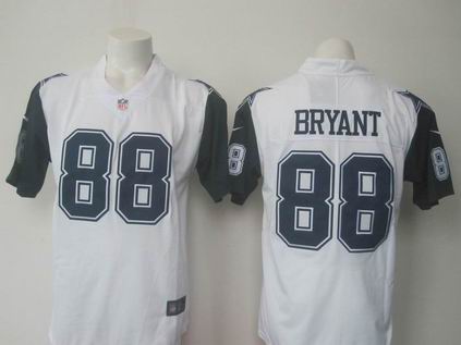 nike nfl dallas cowboys #88 bryant white rush limited jersey
