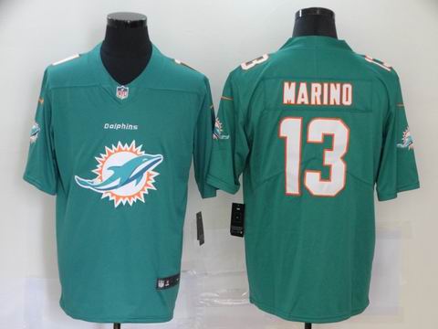 nike nfl dolphins #13 MARINO green big logo fashion jersey