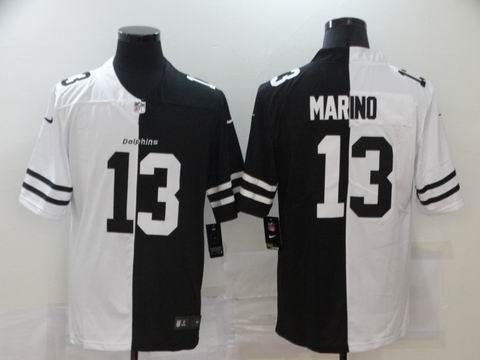 nike nfl dolphins #13 MARINO white black jersey
