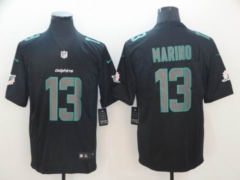 nike nfl dolphins #13 Marino impact black rush jersey