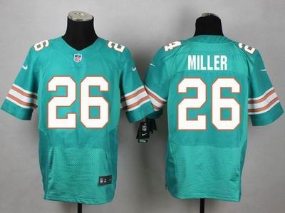 nike nfl dolphins 26 Miller green elite jersey