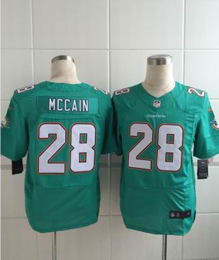 nike nfl dolphins 28# Mccain green elite jersey