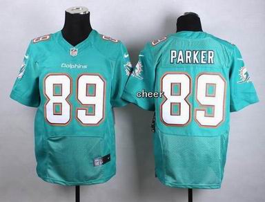 nike nfl dolphins 89 Parker green elite jersey
