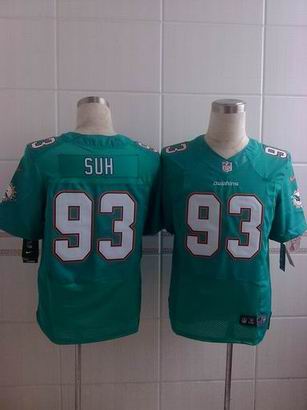 nike nfl dolphins 93 SUH green elite jersey