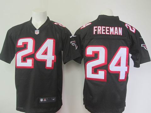 nike nfl falcons #24 Freeman black elite jersey