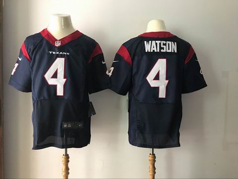 nike nfl houston texans #4 Watson blue elite jersey