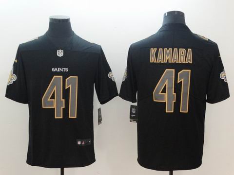 nike nfl saints #41 KAMARA fashion impact black rush limited jersey