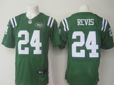 nike nfl new york jets #24 Revis green elite jersy