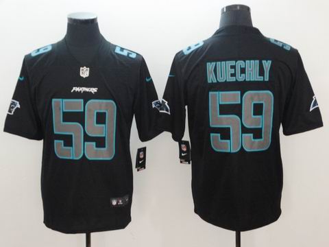 nike nfl panthers #59 Kuechly Impact black rush limited jersey