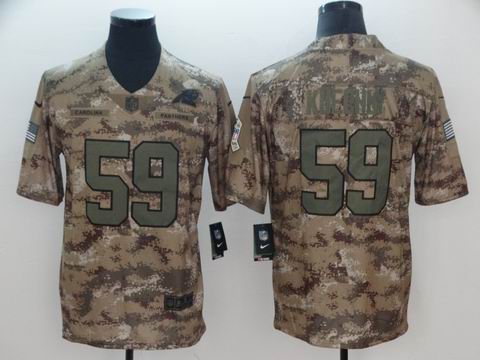 nike nfl panthers #89 Kuechly camo salute to service limited jersey