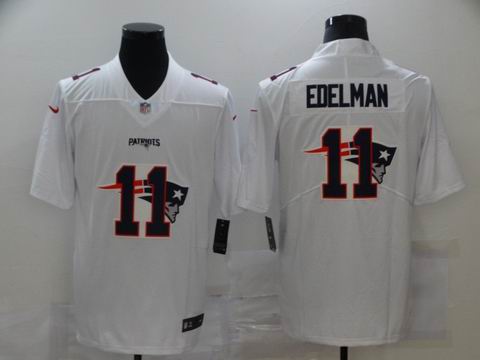 nike nfl patriots #11 EDELMAN white shadow jersey