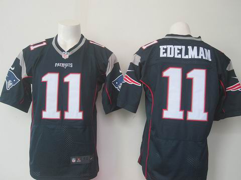 nike nfl patriots #11 Edelman blue elite jersey
