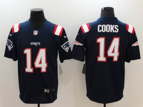 nike nfl patriots #14 Cooks blue Vapor Untouchable Limited Jersey
