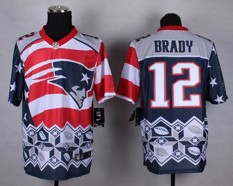 nike nfl patriots 12 Brady Noble Fashion elite jersey