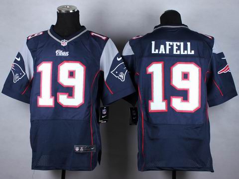 nike nfl patriots 19 LaFELL blue elite jersey