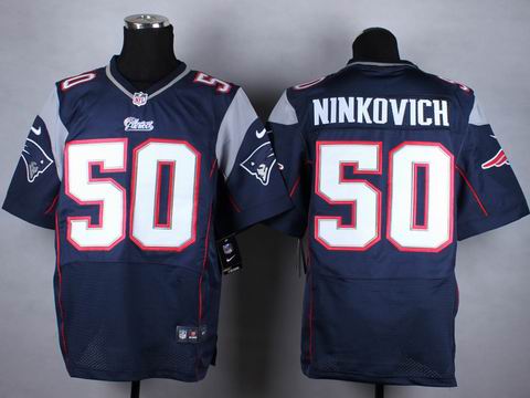 nike nfl patriots 50 Ninkovich blue elite jersey