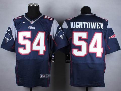 nike nfl patriots 54 Hightower blue elite jersey
