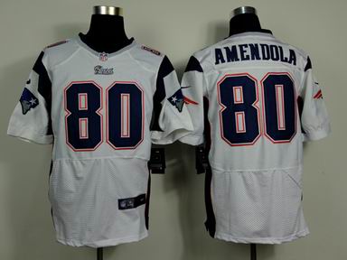 nike nfl patriots 80 Amendola white elite jersey