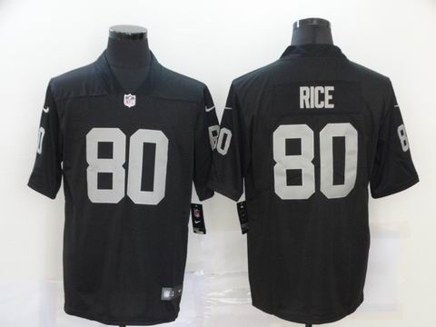 nike nfl raiders #10 Rice black vapor untouchable jersey