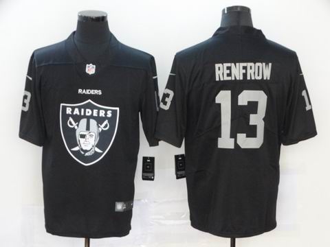 nike nfl raiders #13 RENFROW black big logo fashion jersey