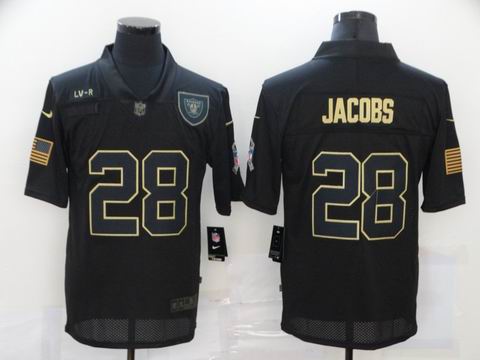 nike nfl raiders #28 Jacobs black solute to service jersey