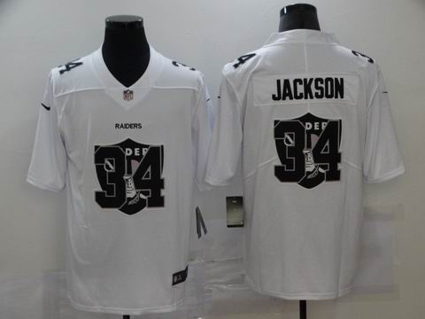 nike nfl raiders #34 Jackson white shadow jersey