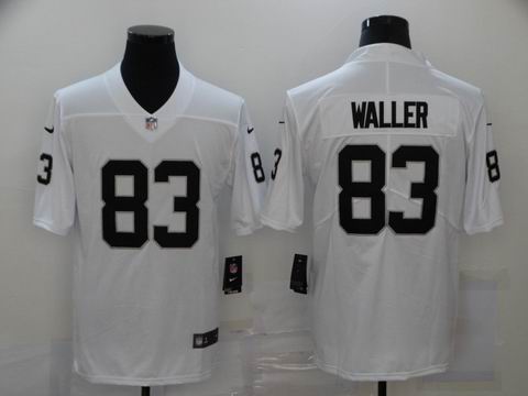 nike nfl raiders #83 WALLER white vapor untouchable jersey