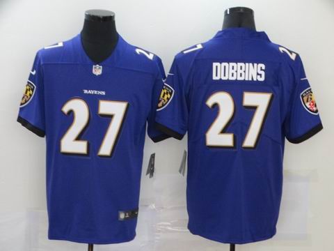 nike nfl ravens #27 DOBBINS purple vapor untouchable jersey