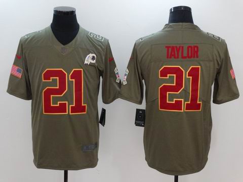 nike nfl redskins #21 Taylor Olive Salute To Service Limited Jersey