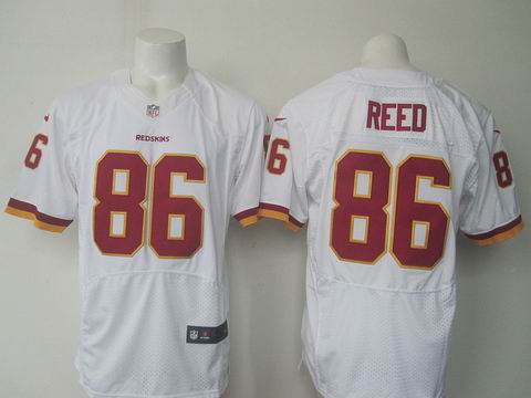 nike nfl redskins #86 Reed white elite jersey