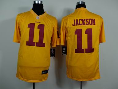 nike nfl redskins 11 Jackson yellow game jersey