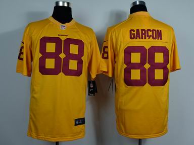nike nfl redskins 88 Garcon yellow game jersey