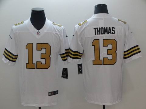 nike nfl saints #13 Thomas white rush jersey