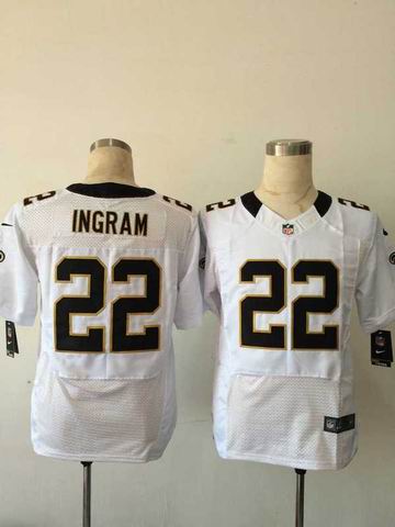 nike nfl saints #22 Ingram white elite jersey