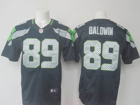 nike nfl seahawks #89 Baldwin blue elite jersey