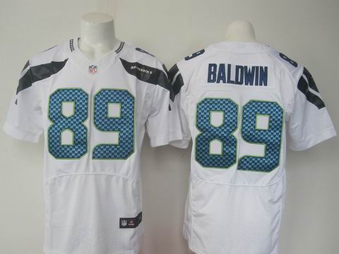 nike nfl seahawks #89 Baldwin white elite jersey