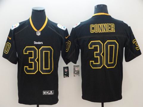 nike nfl steelers #30 Conner lights out black rush jersey