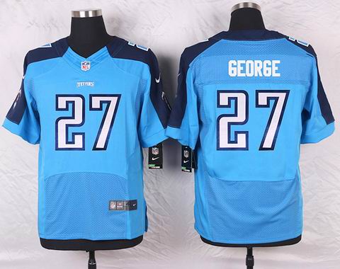 nike nfl tennessee titans #27 George light blue elite jersey