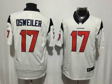 nike nfl texans #17 Brock Osweiler white game jersey