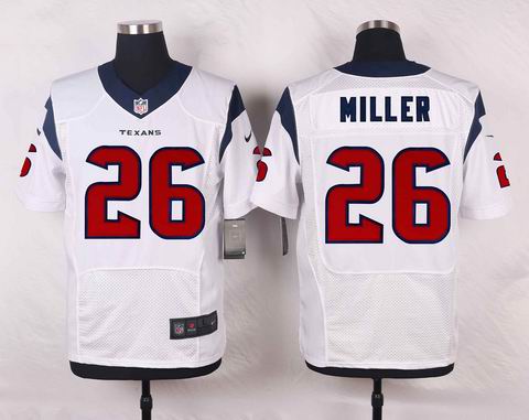 nike nfl texans #26 Lamar Miller white elite jersey
