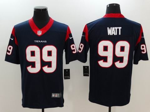 nike nfl texans #99 WATT blue Vapor Untouchable limited jersey