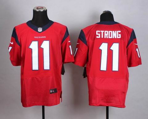 nike nfl texans 11 strong red elite jersey