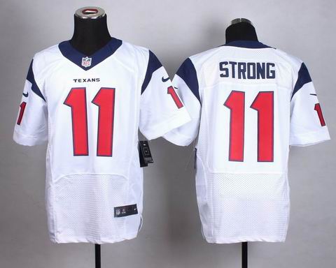 nike nfl texans 11 strong white elite jersey