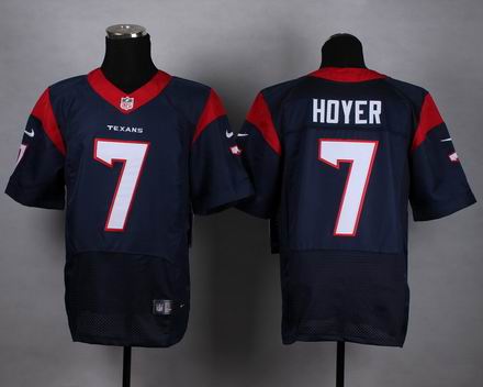 nike nfl texans 7# Hoyer blue elite jersey
