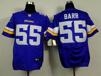 nike nfl vikings 55 Barr purple elite jersey