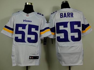 nike nfl vikings 55 Barr white elite jersey