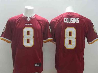 nike nfl washington redskins #8 Cousins red elite jersey