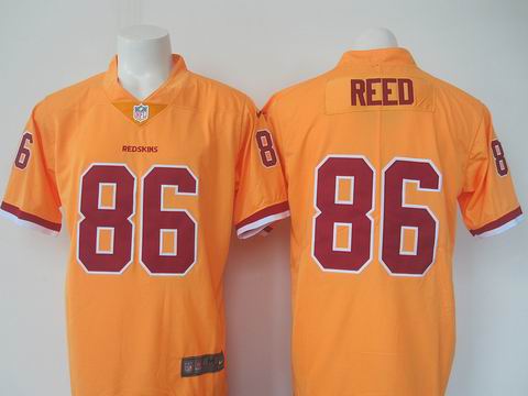nike nfl washington redskins #86 Reed yellow rush limited jersey